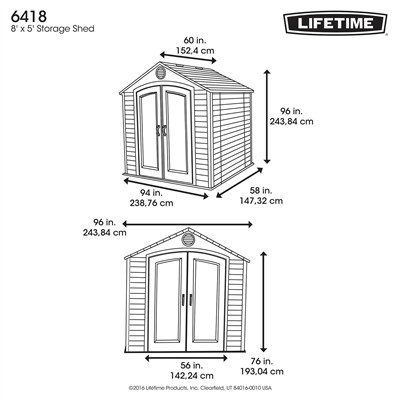 Как собрать сарай lifetime