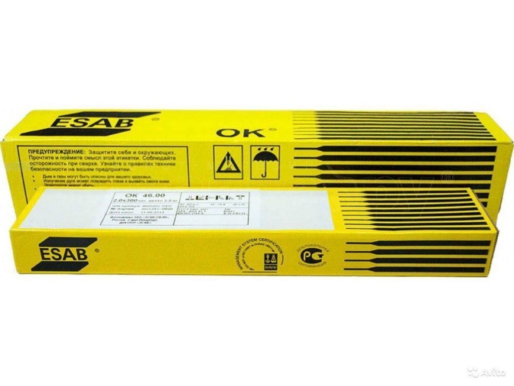 Электроды Esab OK 46.00 3 х350мм 4600303WD0, цена в Уфе от компании  Торговый дом Инструменты даром