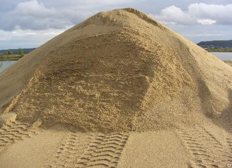 Песок строительный намывной
