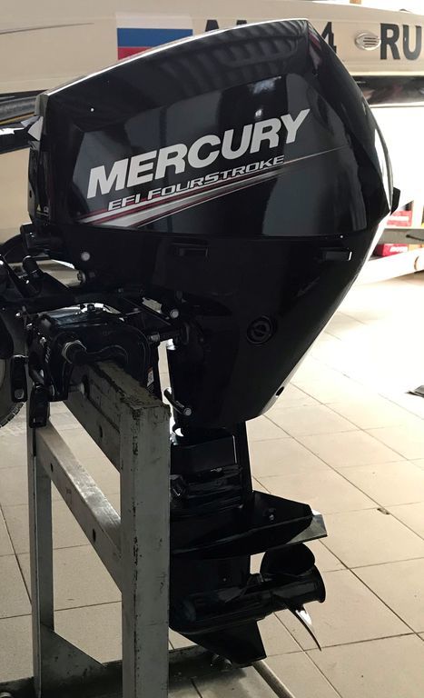 Мотор лодочный "MERCURY - F 15 Е EFI", 4-тактный, подвесной