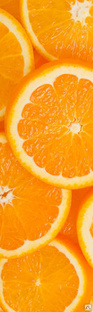 Магн. полотно на холодильник Апельсины 