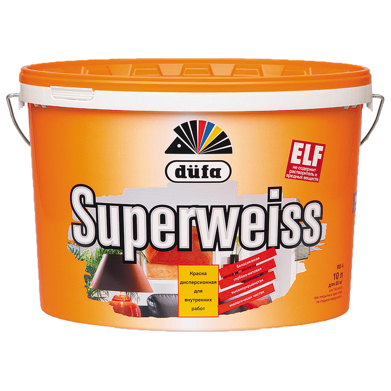 Водно-дисперсионная краска Dufa SUPERWEISS RD4