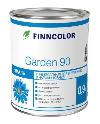 Эмаль Finncolor Garden 90 A высокоглянцевая 2,7 л