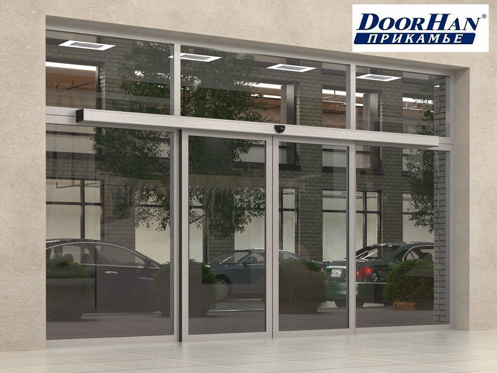 Автоматические раздвижные двери с приводом DoorHan (Россия)