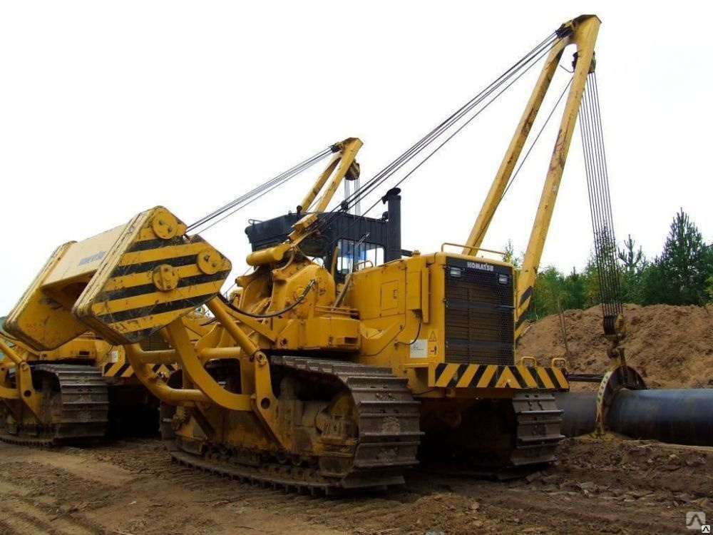 Трубоукладчик komatsu d355c фото