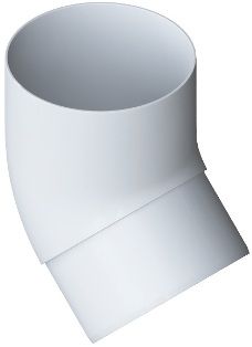 Колено трубы 45° Альта Профиль Элит, цвет Белый