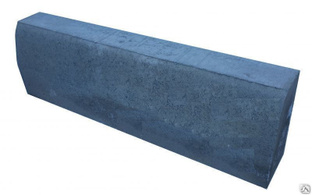 Камень бордюрный БР 100.20.8 1000х200х80 цвет синий 