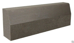 Камень бортовой БР 100.20.8 1000х200х80 цвет графитовый 