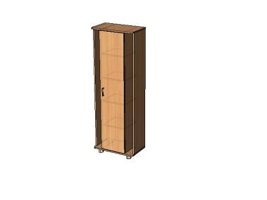 Шкаф для уборочного инвентаря с 2 – мя карманами для швабр 600х450х1700 мм