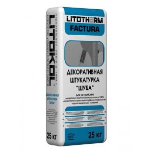 Штукатурка Litokol Litotherm Factura 2,5 мм, цвет белый, 25 кг