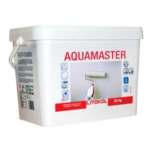 Гидроизоляция Litokol Aquamaster однокомпонентная, цвет серый, 20 кг