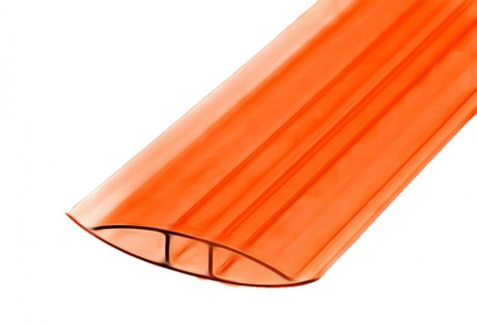 Профиль соединительный НР 6000x4 мм оранжевый