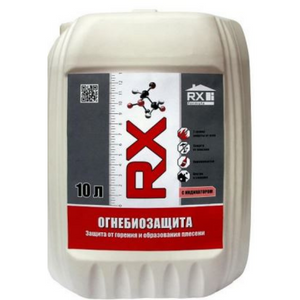 Огнебиозащита для древесины красная (II ст. защиты) 10л Formula RX (5 л)