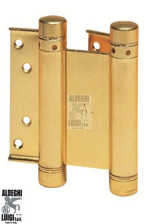 Петля барная Aldeghi Luigi итальянская распашная 125 мм усилие до 30 кг цвет золото износостойкая