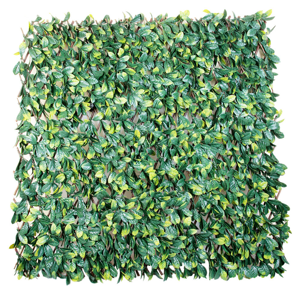 Трава искусственная MZ186006-А Прунус / Магнолиия Зелёно-Жёлтая (Деревянная изгородь ,1*2 м) Minzo
