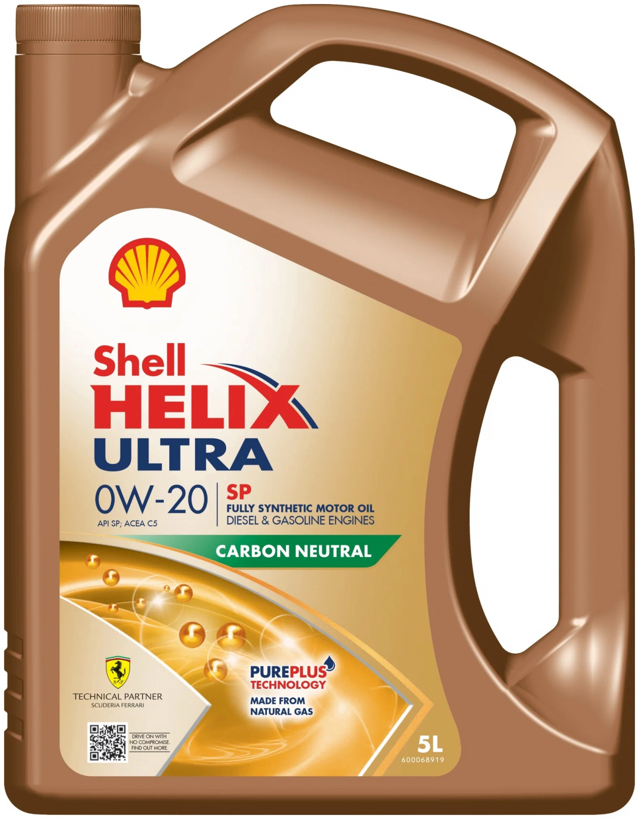 Масло моторное Shell Helix Ultra SP 0W-20 (5 л)