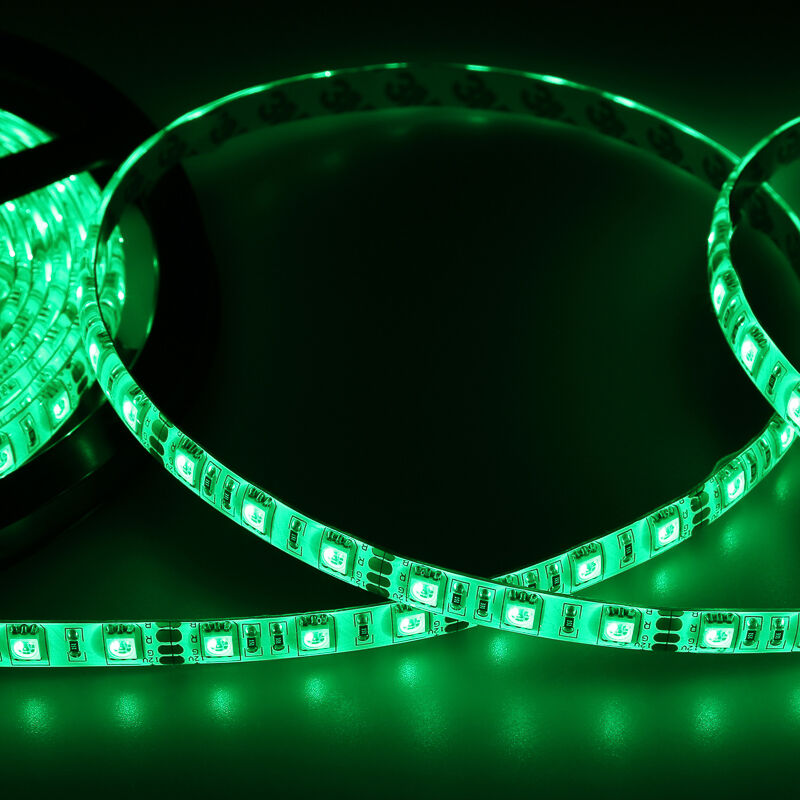 LED лента силикон,10 мм, IP65, SMD 5050, 60 LED/m, 12 V, цвет свечения зеленый "Lamper" 7