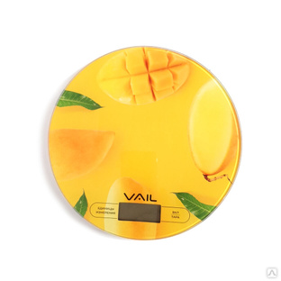 Весы кухонные электронные VAIL VL-5806 5кг 20 х 20см круглые 