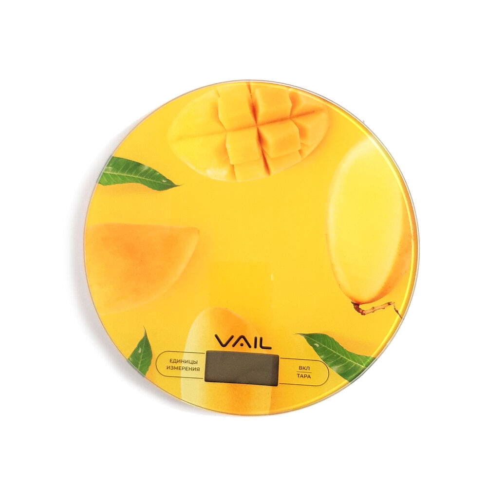 Весы кухонные электронные VAIL VL-5806 5кг 20 х 20см круглые