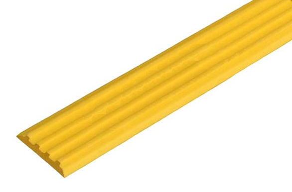 Тактильная лента 50 мм для помещений полиуретан ТПУ желтый