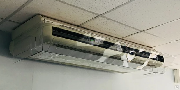 Защитный экран SibScreen для напольно-потолочного кондиционера 1300 мм ...