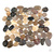 Каменная мозаика MS00-5HP ГАЛЬКА ГЛАМУР-ГЛЯНЕЦ шлифованная Sekitein #1