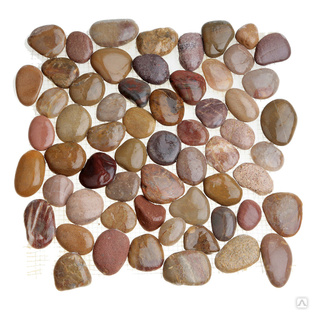 Каменная мозаика MS8002 ГАЛЬКА розовая Sekitein #1
