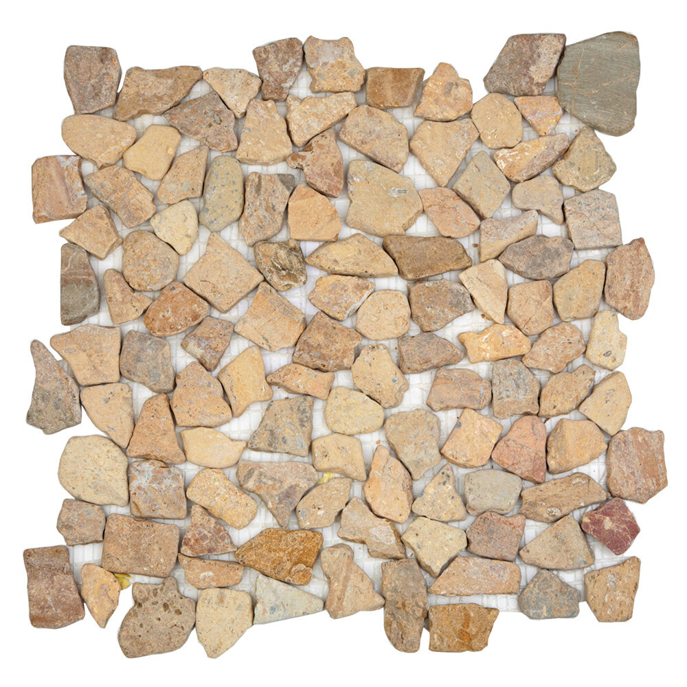 Каменная мозаика MS7025 МРАМОР МЕЛКИЙ песочный квадратный Sekitein