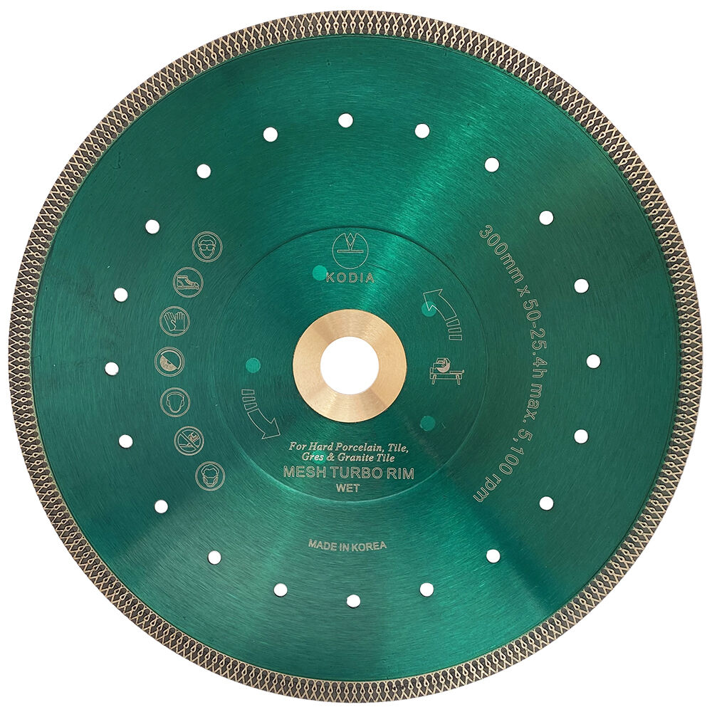 Алмазный диск TURBO MSRBR для резки керамогранита ?300/50/25.4 мм, KODIA