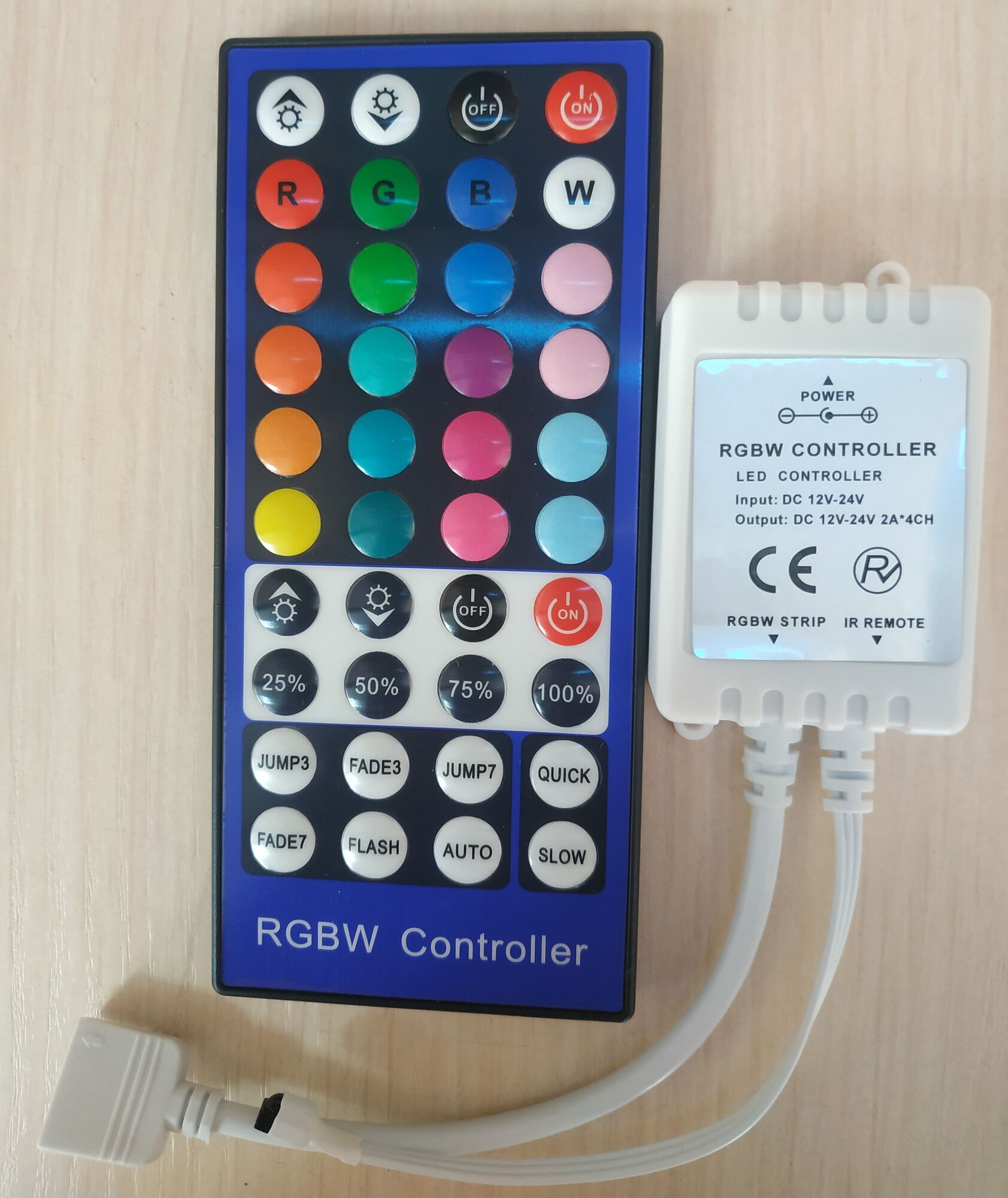 Контроллер RGB+W 12-24 V 2 Aх4 CHANNEL
