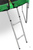 Батут каркасный Happy Jump 10ft PRO (312см) с внешней сеткой и лестницей #4