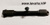 Шпингалет ЛЕВША Ш-KВ-212 мм латунный накладной 212мм длиной с ответной частью с прямоугольным штоком ручная работа #2