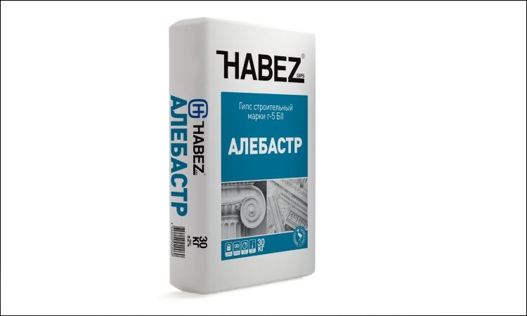 Гипс строительный HABEZ-ГИПС-Алебастр, 25 кг