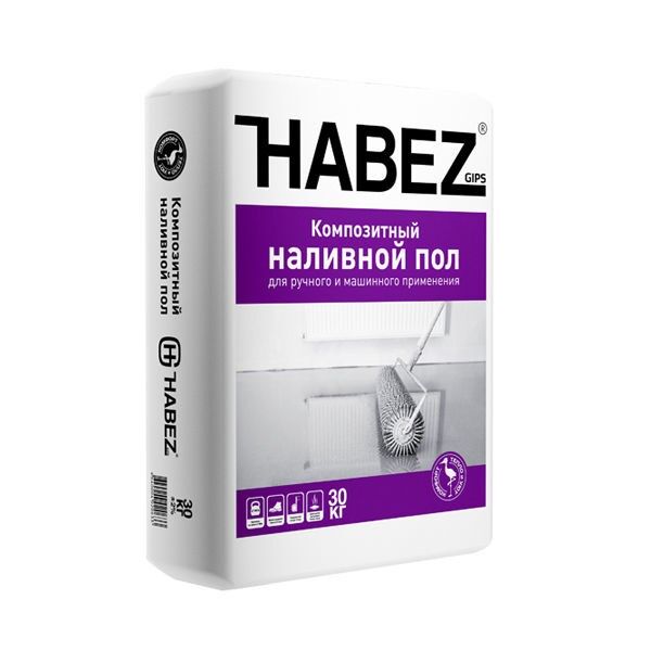 Композитный наливной пол для ручного и машинного применения 30 кг HABEZ