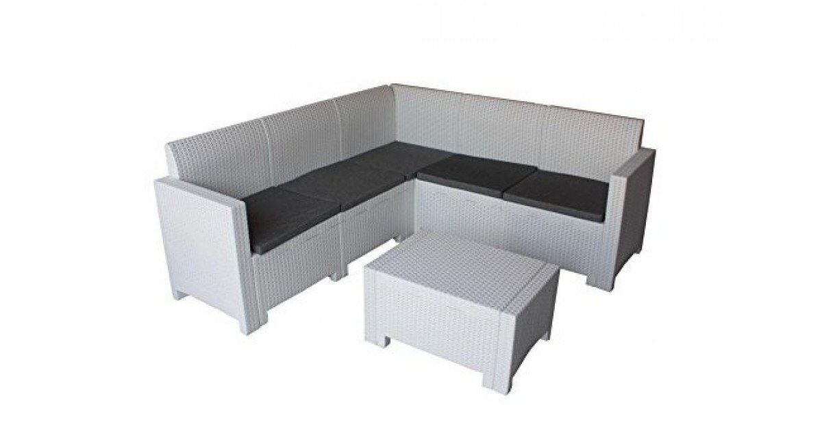 Угловой диван yalta corner set white