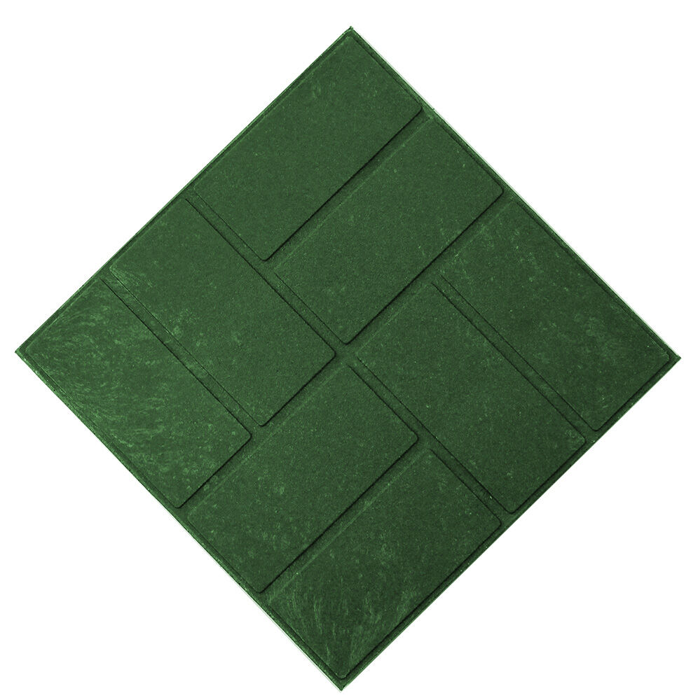 Плитка тротуарная полимерпесчаная 330х330х20 мм Зеленая