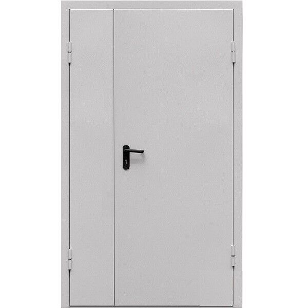 Дверь противопожарная одностворчатая правая ДПМ-1-EI60 1180х2030 мм RAL7035