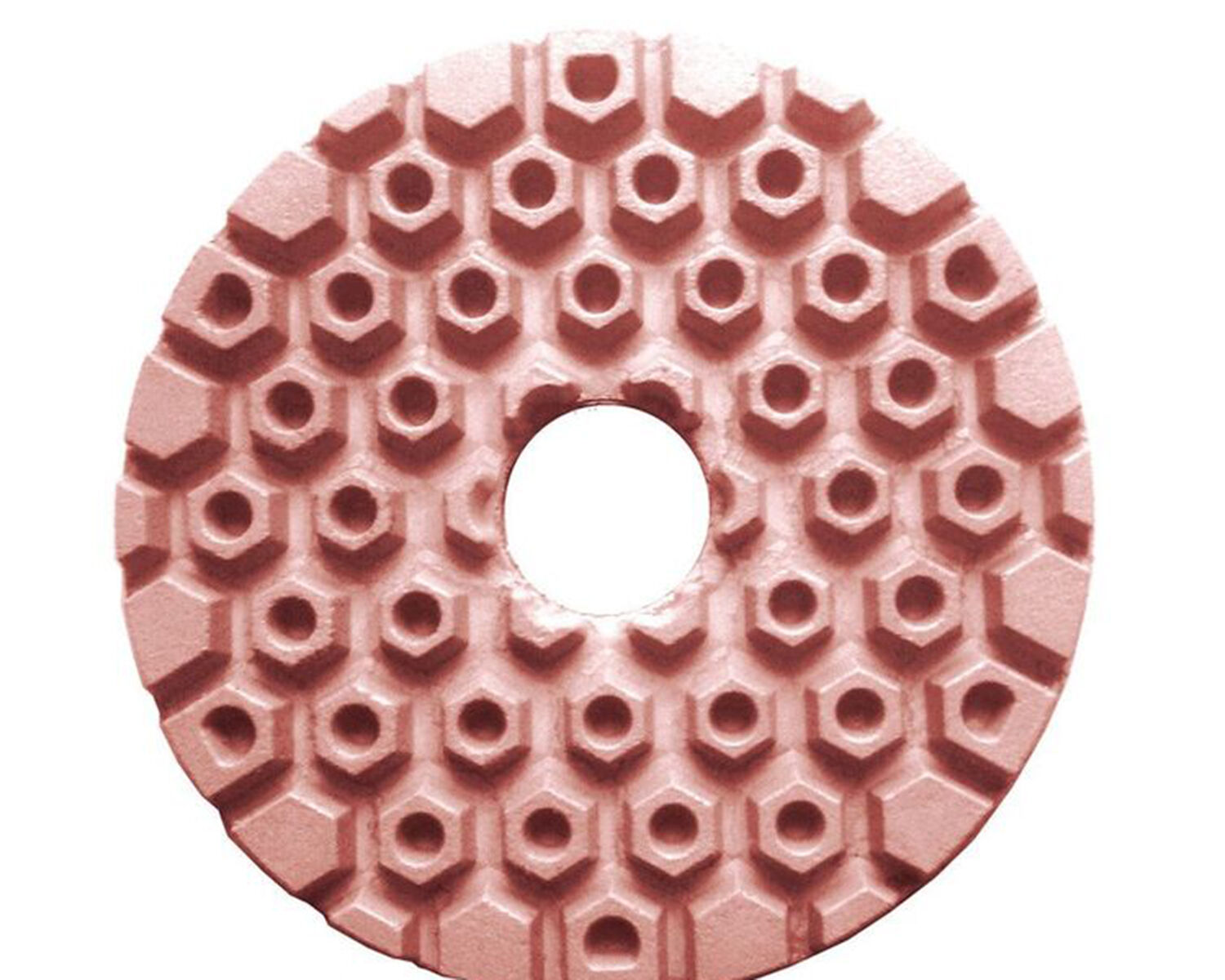 "Соты" алмазный шлифовально-полировальный диск по камню д 250 мм, № 300