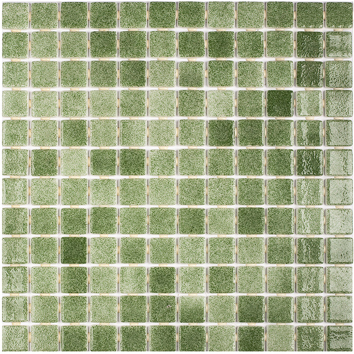 Стеклянная мозаика Colors 507 DOT Vidrepur зеленая