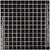 Стеклянная мозаика Colors 900 DOT Vidrepur черная #1