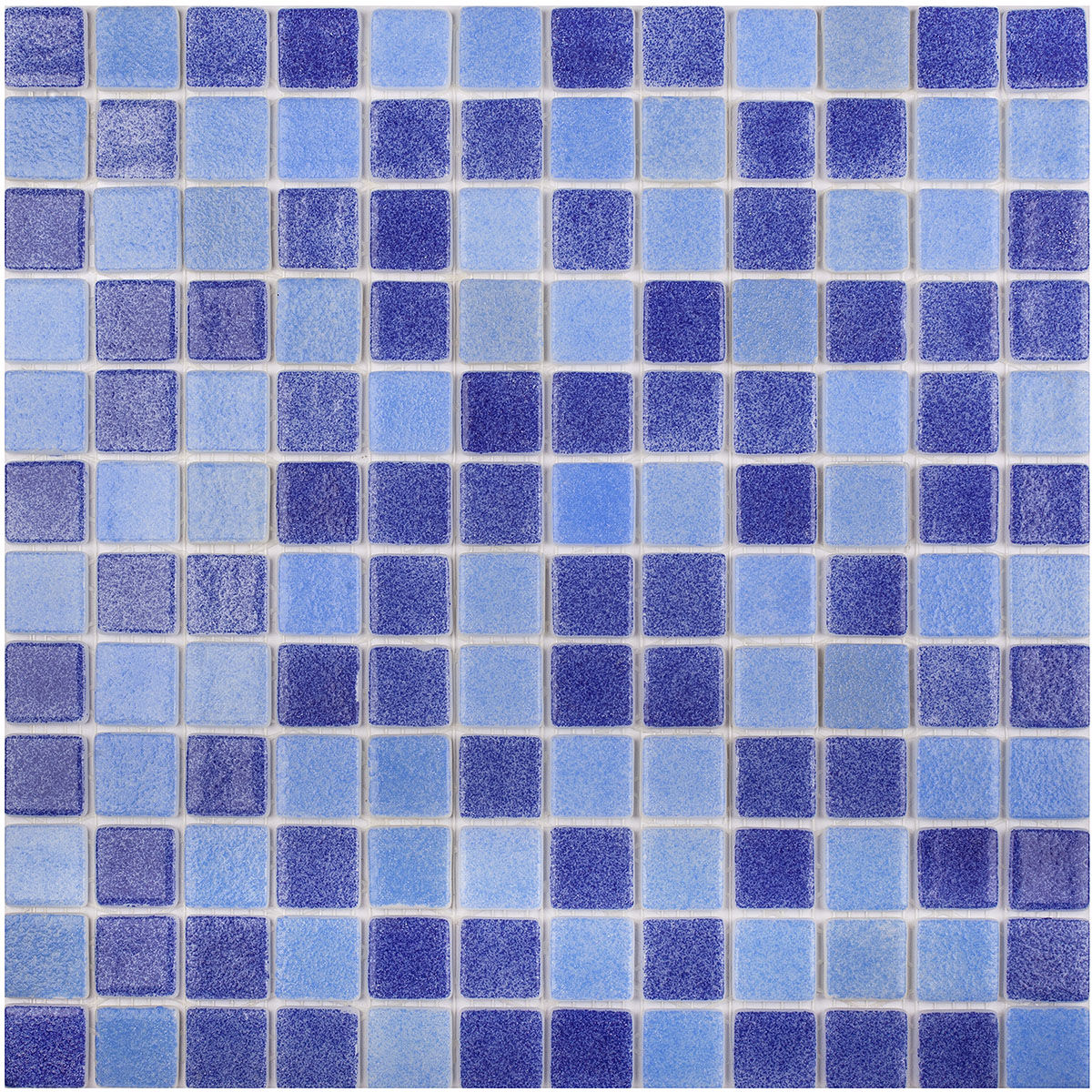 Стеклянная мозаика Mixed 110/508 P (на бумаге) Vidrepur синяя