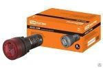 Сигнализатор звуковой AD22-22M/r23 d22 мм (LED) индикация 24В DC/AC красный