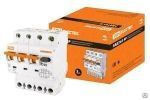 Автоматический Выключатель АВДТ 63 4P C40 300мА - Дифференциального тока 