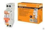 Выключатель дифференциального тока одномодульный АВДТ 63М, C16 30мА 4,5кА