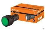Кнопка SB7-CW3361-24V(LED) d22мм 1з, зеленая TDM