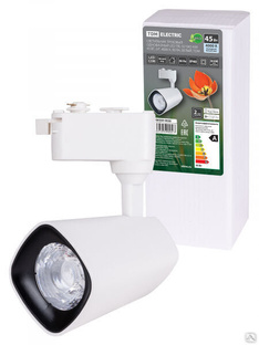 Светильник трековый однофазный LED TRL-02-045-NW 45 Вт, 24°, 4000 К, 90 Ra, белый, TDM 
