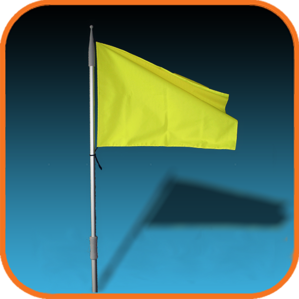 Флаг желтый "Купание разрешено", 70x100см 3