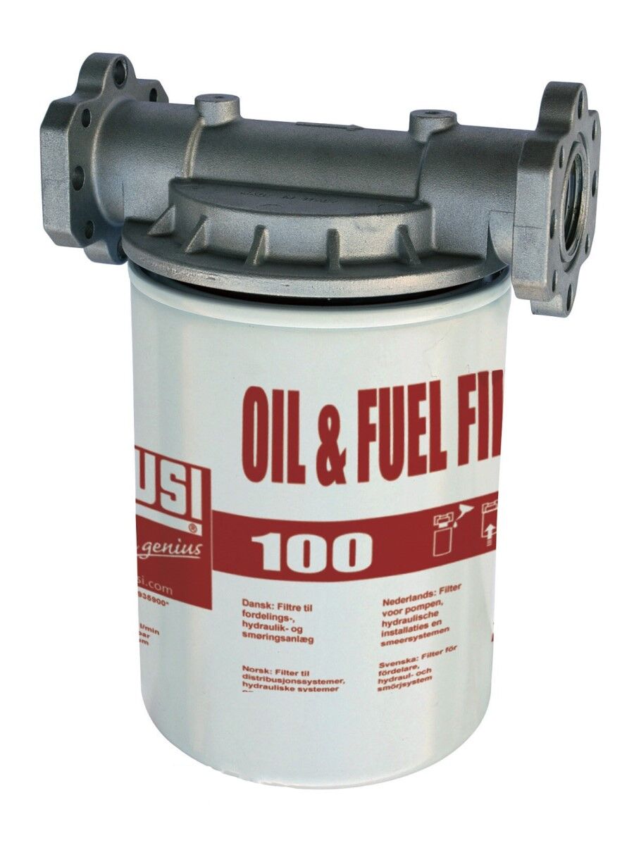 Фильтр для очистки топлива, ДТ и масла от мех. примесей, 10 мк, 2 ß, 100 л/мин PIUSI