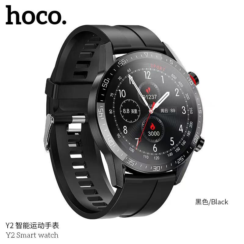 Смарт-часы HOCO Y2, водонепроницаемые, черный 1