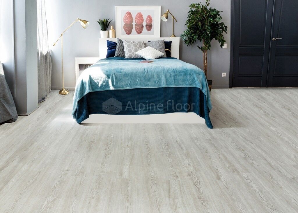 Каменно-полимерная плитка LVT Alpine Floor Ultra Eco ЕСО 5-1 Дуб Арктик 1219,2мм*184,15мм*2мм 2